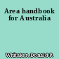 Area handbook for Australia