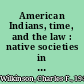 American Indians, time, and the law : native societies in a modern constitutional democracy /