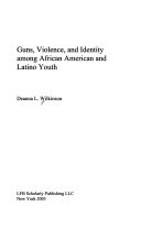 Guns, violence, and identity among African American and Latino youth /
