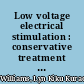 Low voltage electrical stimulation : conservative treatment for chondromalacia patellae /