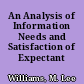 An Analysis of Information Needs and Satisfaction of Expectant Mothers