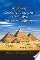 Applying Guiding Principles of Effective Program Delivery.