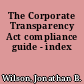 The Corporate Transparency Act compliance guide - index
