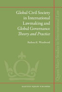 Global civil society in international lawmaking and global governance : theory and practice /