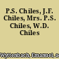 P.S. Chiles, J.F. Chiles, Mrs. P.S. Chiles, W.D. Chiles