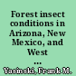 Forest insect conditions in Arizona, New Mexico, and West Texas, 1957 /