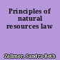 Principles of natural resources law