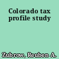 Colorado tax profile study